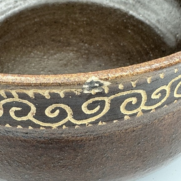 Vintage Hand Crafted Tagine Tajine Clay Cooking Pot With Lid Signed - Picture 8 of 10